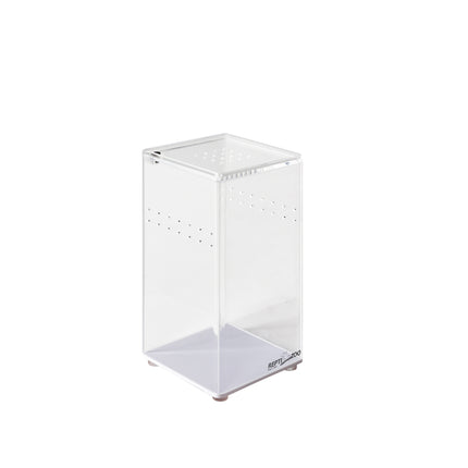 REPTIZOO - Acrylic Case - White - 3" x 3" x 6", 2.5mm thick acrylic board, white base (ACR06)