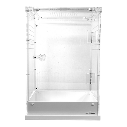 REPTIZOO - Acrylic Enclosure - White Base- 12” x 12” x 18” (PACR09)